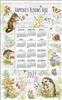 2026 - Kay Dee Calendar Towel Linen Like - Spring Critter