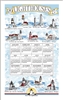 2026 - Kay Dee Calendar Towel Linen Like - Lighthouses
