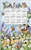 2026 - Kay Dee Calendar Towel Linen Like - Playful Puppies