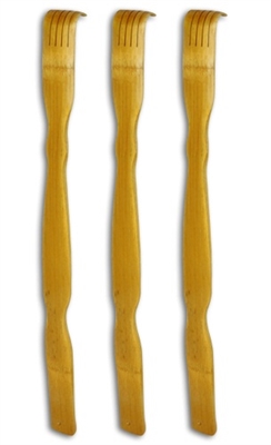 Bamboo Long Handle Back Scratcher (set of Three)