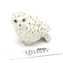 Little Critterz - "Ghost" Snowy Owl