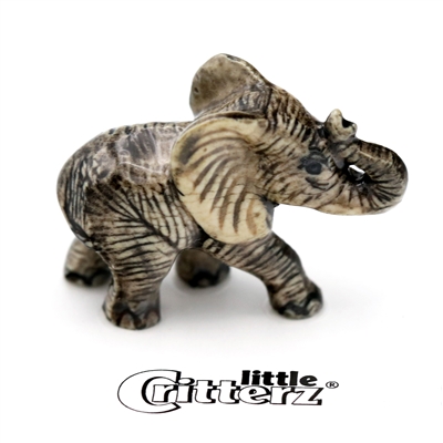 Little Critterz - "Savanna" African Elephant Calf