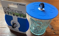OnTopz - 4" Drink Topper - Penguin Floating on Ice