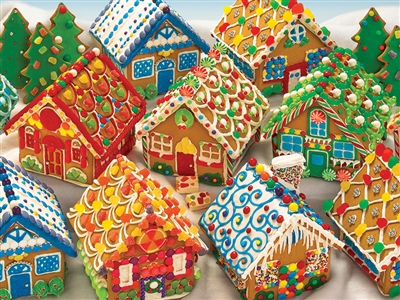 Puzzle - Gingerbread Houses