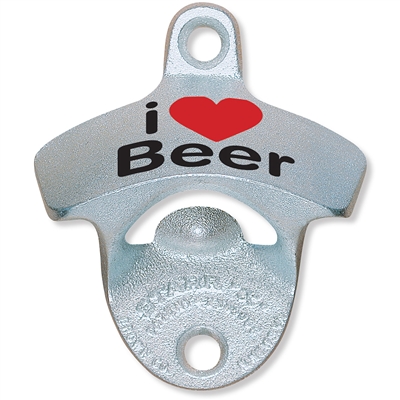 StarrX Bottle Opener - I Heart Beer