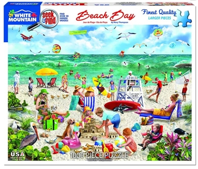 Puzzle - Beach Day - Seek and Find