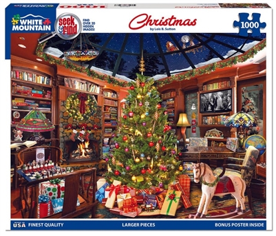 Puzzle - Christmas Seek & Find (1410pz) - 1000 Piece Jigsaw Puzzle