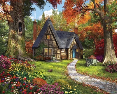 Puzzle - Autumn Cottage