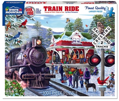 Puzzle - Train Ride Seek & Find