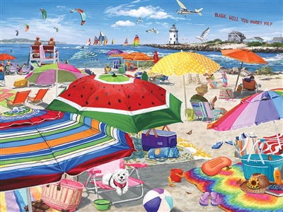 Puzzle -  Beach Umbrellas