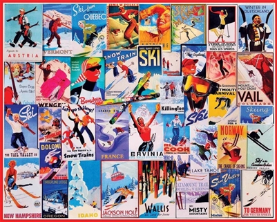 Puzzle - Ski Posters