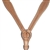 Barefoot Padded Leather Breast Collar - Natural