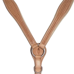 Barefoot Padded Leather Breast Collar - Natural