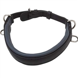"Demo Condition" Barefoot Shape-It Soft Leather Noseband 1"  Black/Gray
