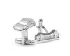 Cufflink Set - Car and Bridge