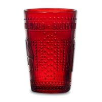 Drinking Glass - Golden Gate Bridge - Red