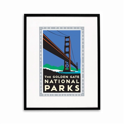 Framed Poster - Golden Gate National parks