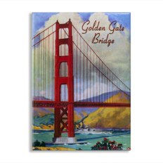 Magnet - Golden Gate Bridge and Ship