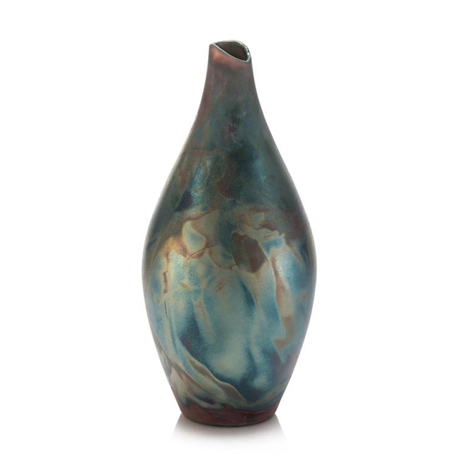 Cooper Lustre Raku Vase