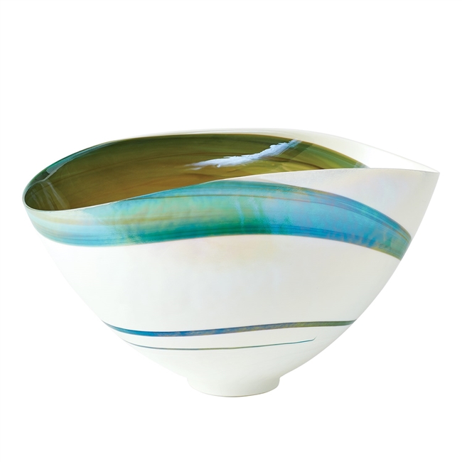 Aqua Swirl Bowl