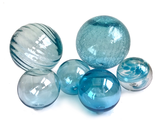 Large Assorted Glass Spheres
