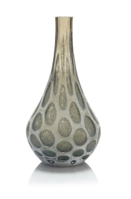 The Look of Agate Handblown Glass Vase II