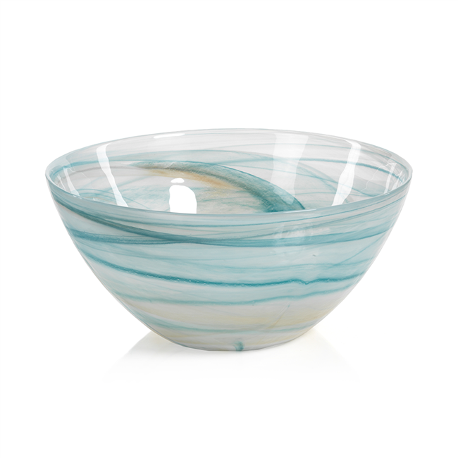 â€‹Lagoon Alabaster Glass Bowl - Large