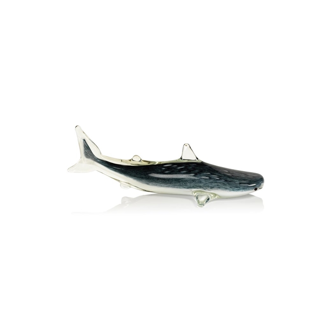 Small Decorative Glass Shark