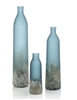 Matte Turquoise Glass Vase MED