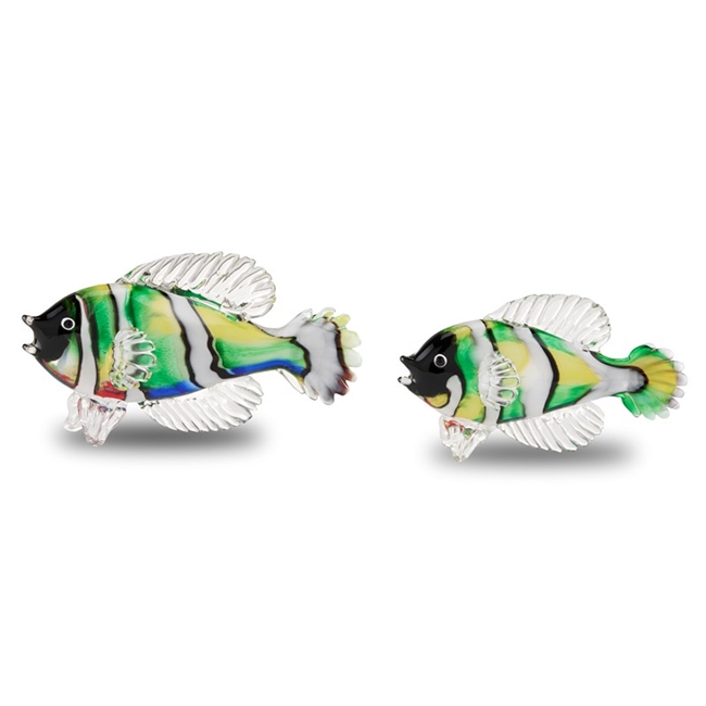 Rialto Green Glass Fish Large