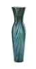 Tall Peacock Feather Vase