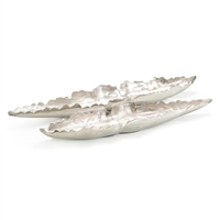 Silver Rippled Edge Tray