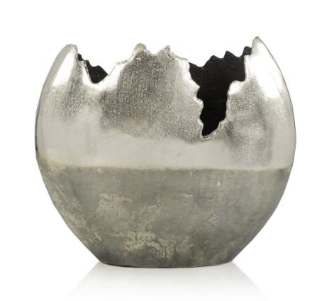 Matterport Aluminum Silver Vase