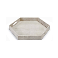 Shagreen Hex Tray