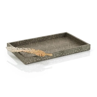 Feathered Vegan Snakeskin Tray