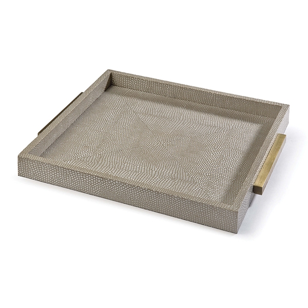 Square Shagreen Boutique Tray