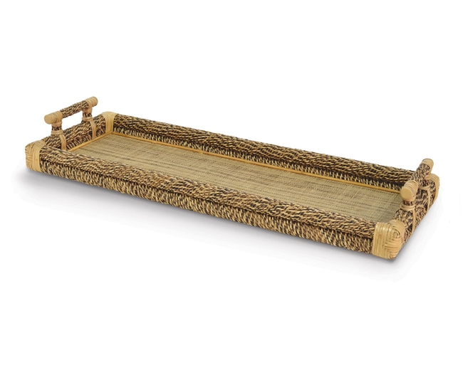 Rectangular Rope Top Tray