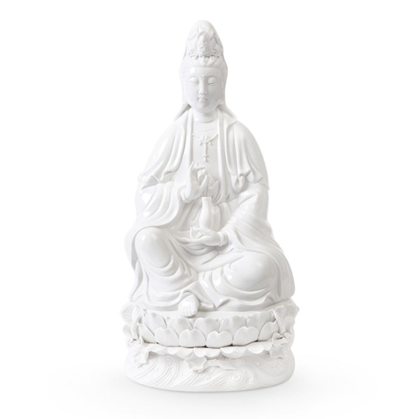 Guan Yin Statuette White