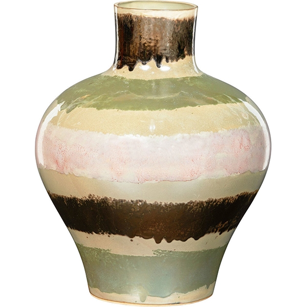 Green Pearl Collage Vase
