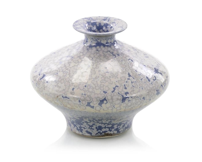 Speckled Blue Vase