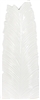 White Flow Leaf Urn Lg