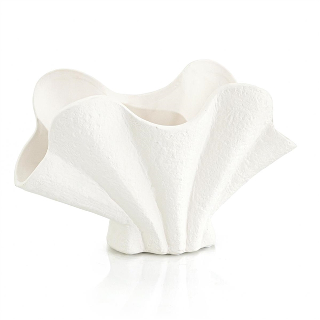 White Shell Porcelain Vase