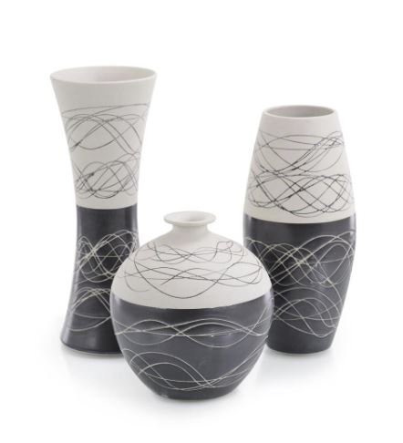 Night and Day Porcelain Vase Medium