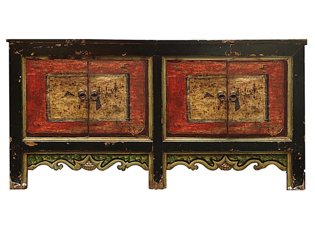 Ancient Scenes Painted Coffer