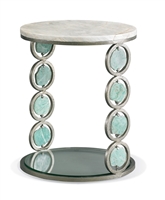 Jade Stone Accent Table