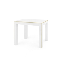 Lauren Side Table, White