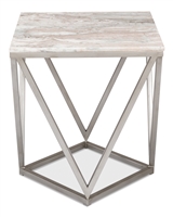 Trapezoid Side Table