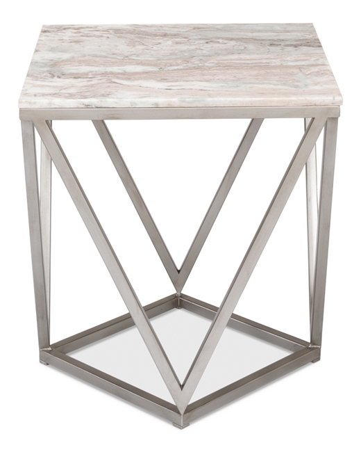 Trapezoid Side Table