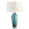 Elysia Table Lamp | Blue Glaze