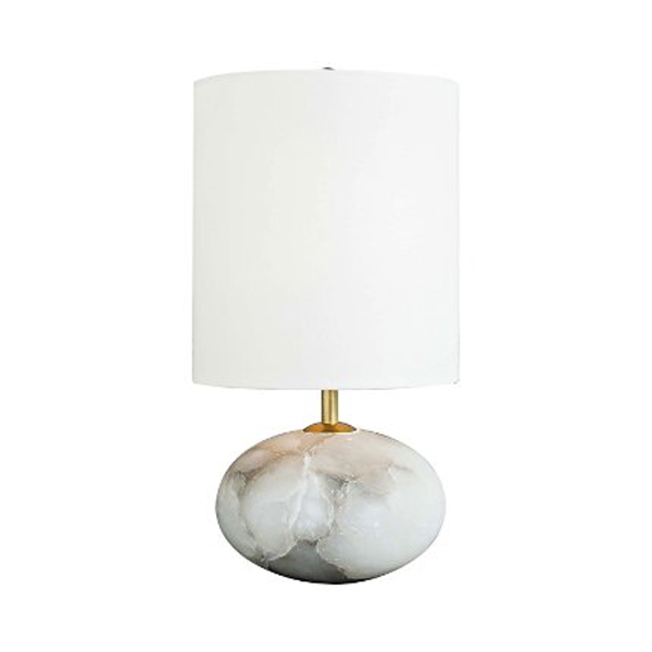 Alabaster Orb Lamp